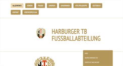 Desktop Screenshot of harburgertb-fussball.de