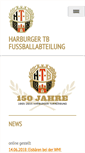 Mobile Screenshot of harburgertb-fussball.de